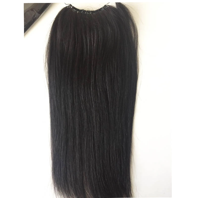 Raw virgin human hair feather twins feather hair extensions HJ 017